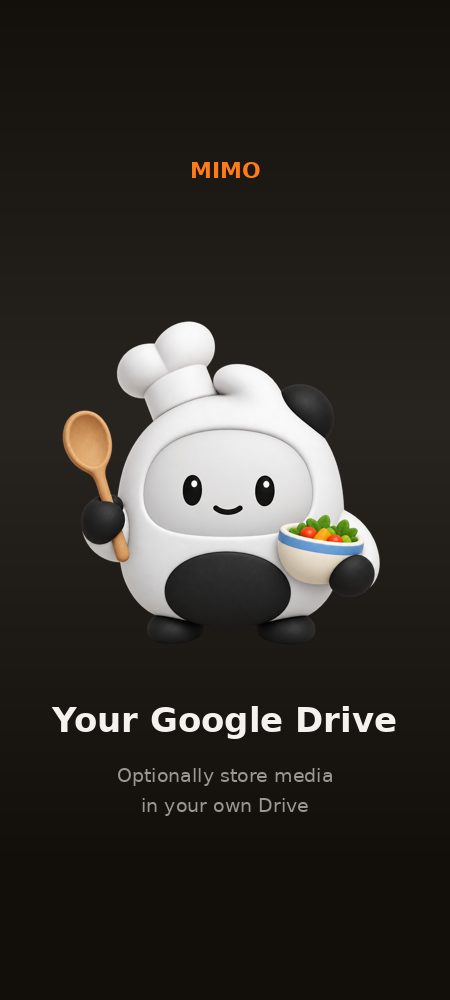 Mimo Google Drive storage